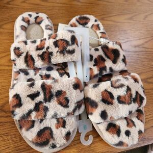 Women's Royal Slide Slippers Animal Print - Stars Above